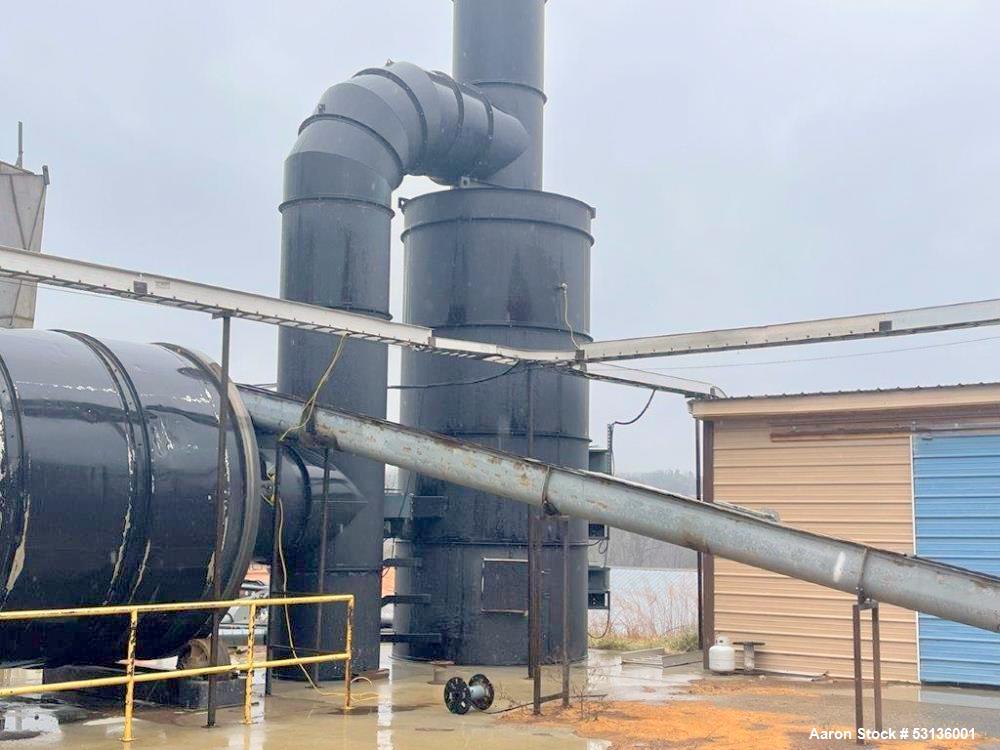 Used Wood Chip Dryer Separation System – Heil Triple Pass Drum Dryer, 8 TPH