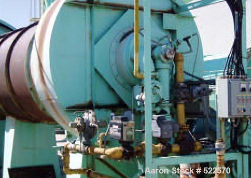 USED: MEC triple pass rotary dryer, 10'0" diameter x 40'0" long.Includes feeder system; 35 ml cfm fan system with cyclone; 24"Linkbelt drive; 150 hp, 35000 cfm fan system with cyclone; 24" diameter x...