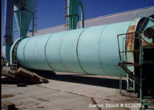 USED: MEC triple pass rotary dryer, 10'0" diameter x 40'0" long.Includes feeder system; 35 ml cfm fan system with cyclone; 24"Linkbelt drive; 150 hp, 35000 cfm fan system with cyclone; 24" diameter x...