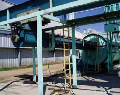 USED: MEC triple pass rotary dryer, 10'0" diameter x 40'0" long.Includes feeder system; 35 ml cfm fan system with cyclone; 24"Linkbelt drive; 150 hp, 35000 cfm fan system with cyclone; 24" diameter x...