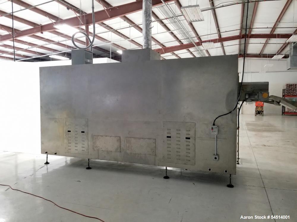Used American Extrusion International One-Pass Oven Dryer, Model 1P1036SAE – Continuous Stainless Steel Dryer Rated Up to 1,000 Lbs/Hour
