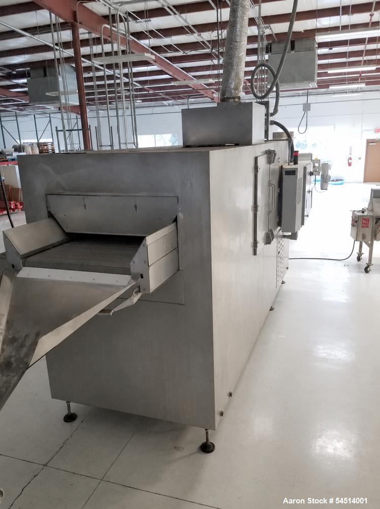 Used American Extrusion International One-Pass Oven Dryer, Model 1P1036SAE – Continuous Stainless Steel Dryer Rated Up to 1,000 Lbs/Hour