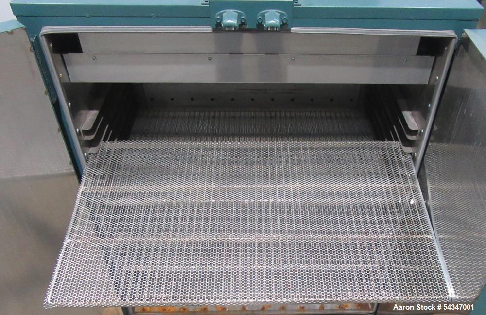 Used Grieve Model 323 Bench Oven – 36" x 22" x 42", 150°F, 5 Shelves