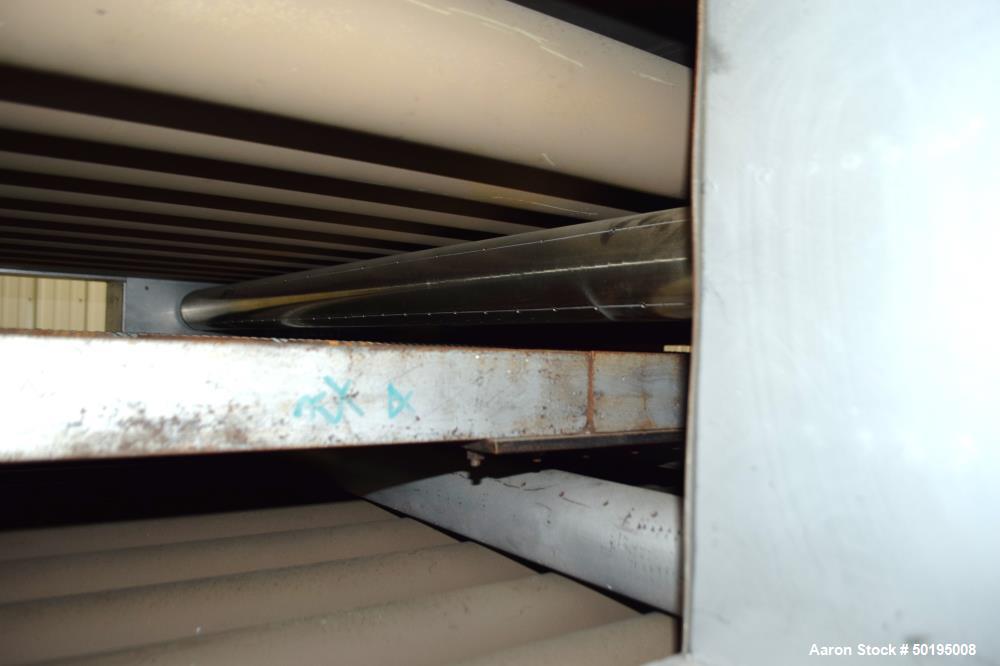 Used Dong Yang Food Machinery LPG Direct Cyclotherm Hybrid Oven. (3) Zones total, (1) direct heating section approximate 10.6m long, (2) indirect heating zones approximate 26m total. Baking length 37...