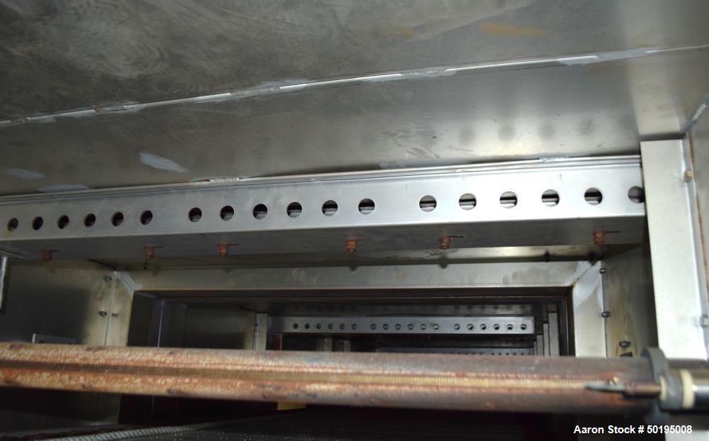 Used-Dong Yang Food Machinery LPG Direct Cyclotherm Hybrid Oven. (3) Zones total, (1) direct heating section approximate 10....