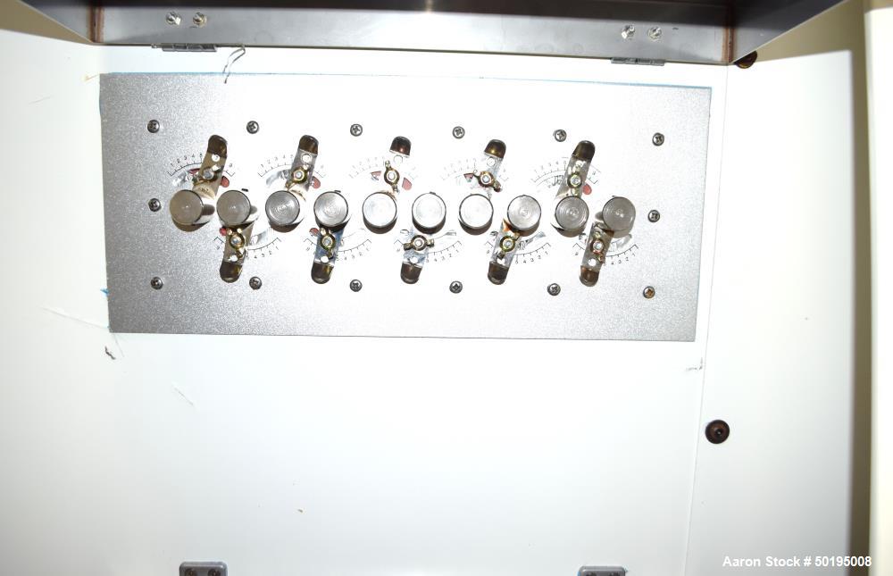 Used Dong Yang Food Machinery LPG Direct Cyclotherm Hybrid Oven. (3) Zones total, (1) direct heating section approximate 10.6m long, (2) indirect heating zones approximate 26m total. Baking length 37...