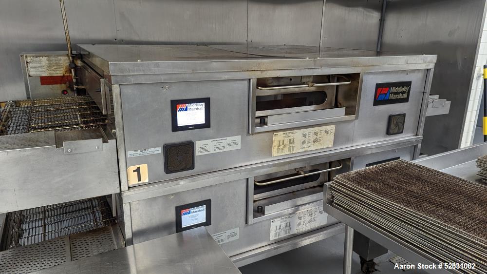 Middleby Marshall PS Series Double Stack Conveyor Gas Impingement Oven