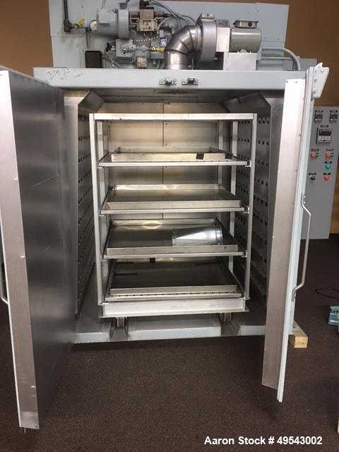 Used- Precision Quincy Oven, Model 74-500. Capacity 200,000 BTU/hr at 10" W.C. Operating Temp 160 degrees F. Max Oven Temp 5...