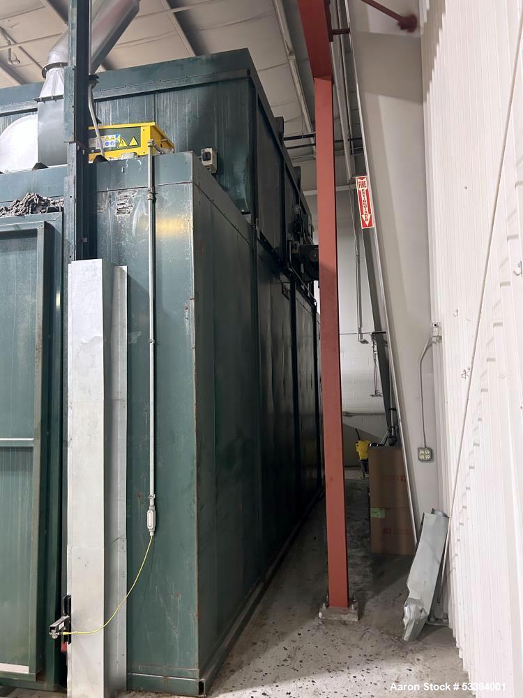 Used Wisconsin Oven Batch Oven – 350°F | 2MM BTU/hr | Propane | 29' Length | Model Batch-7/26/10-G/EP