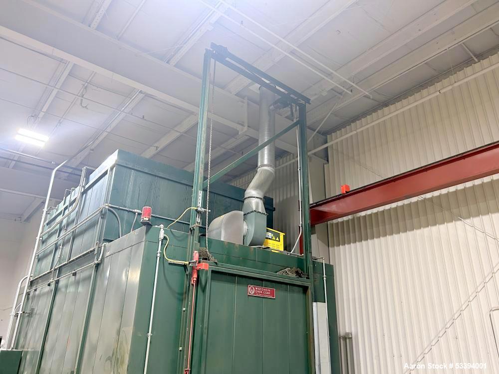 Used Wisconsin Oven Batch Oven – 350°F | 2MM BTU/hr | Propane | 29' Length | Model Batch-7/26/10-G/EP