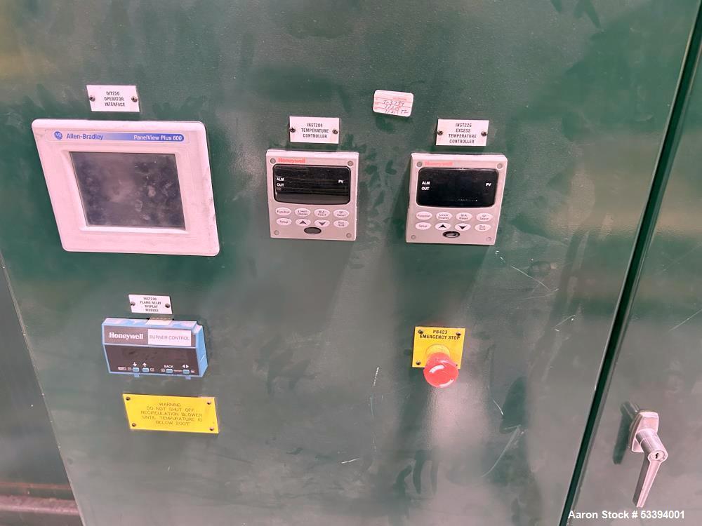 Used Wisconsin Oven Batch Oven – 350°F | 2MM BTU/hr | Propane | 29' Length | Model Batch-7/26/10-G/EP