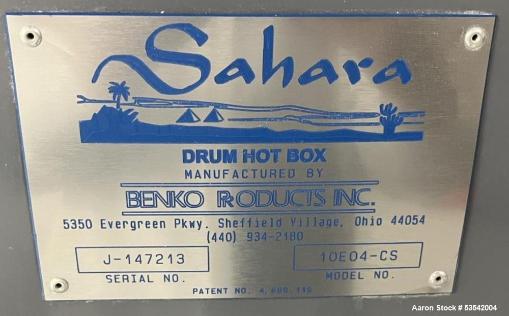 Benko Products Model 10E04-CS Sahara Drum Hot Box