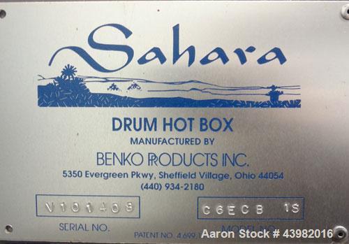 Used Stainless Steel Benko Products Drum Hot Box, Model C6ECB-1S