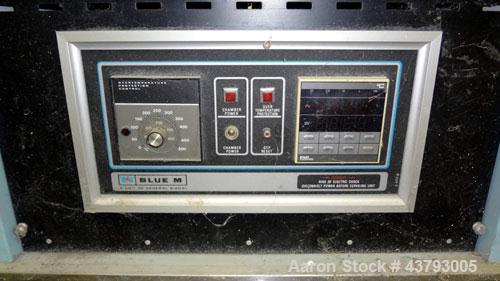 Used Blue M Mechanical Convection Oven, Model DC-206C. 304 Stainless steel chamber 20" wide x 20" high x 18" deep, 4.2 cubic feet interior volume. Temperature range 343 degrees C. / 650 degrees F. Hi...