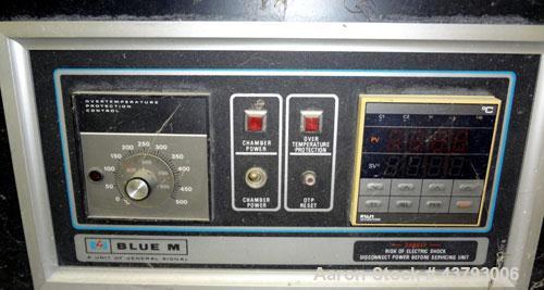Used Blue M Mechanical Convection Oven, Model DC-206C. 304 Stainless steel chamber 20" wide x 20" high x 18" deep, 4.2 cubic feet interior volume. Temperature range 343 degrees C. / 650 degrees F. Hi...