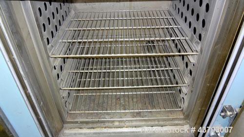 Used- Blue M Dual Mechanical Convection Oven, Model DC-206C. (2) 304 Stainless steel chambers 20” wide x 20” high x 18” deep...