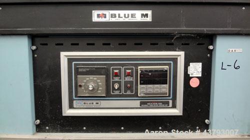 Used Blue M Dual Mechanical Convection Oven, Model DC-206C. (2) 304 Stainless steel chambers 20” wide x 20” high x 18” deep, 4.2 cubic feet interior volume each oven. Temperature range 343 degrees C....