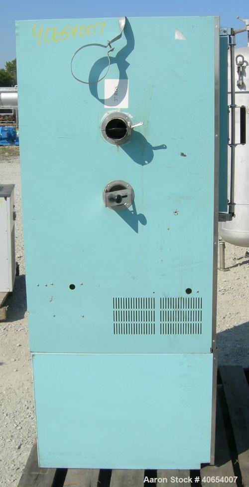 Used Blue M Mechanical Convection Oven, model DC-256C. 304 stainless steel chamber 25" wide x 20" high x 20" deep, 5.8 cubic feet interior volume. Temperature range 343 deg C/ 650 deg F. Hinged front...