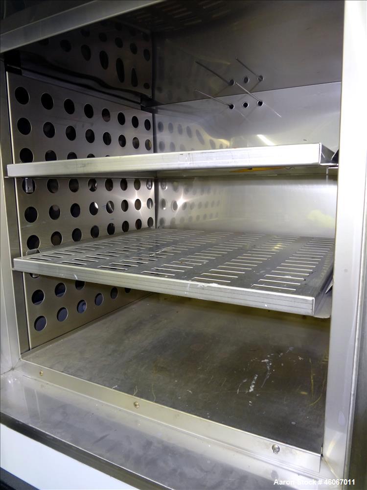 Used Thermal Product Solutions Blue M Electric Oven, Model DCW-206-G-ST350. 4.2 Cubic feet 304 stainless steel chamber 20" wide x 18" deep x 20" high with (2) shelves. Approximate temperature range 5...