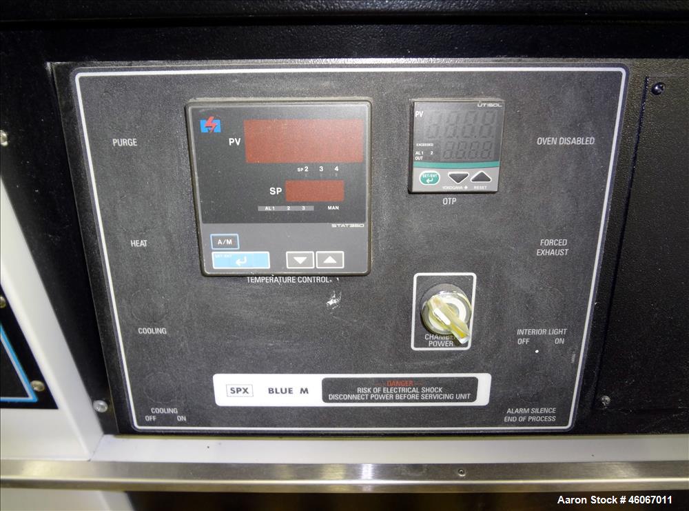 Used Thermal Product Solutions Blue M Electric Oven, Model DCW-206-G-ST350. 4.2 Cubic feet 304 stainless steel chamber 20" wide x 18" deep x 20" high with (2) shelves. Approximate temperature range 5...