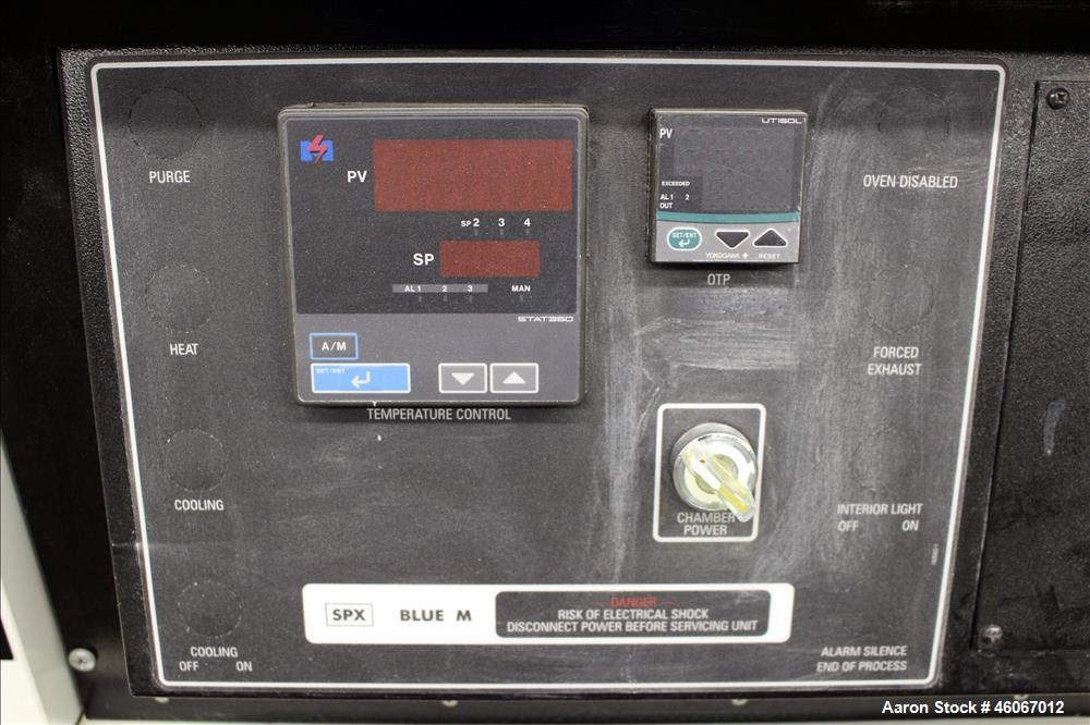 Used Thermal Product Solutions Blue M Electric Oven, Model DCW-206-G-ST350. 4.2 Cubic feet 304 stainless steel chamber 20" wide x 18" deep x 20" high with (2) shelves. Approximate temperature range 5...