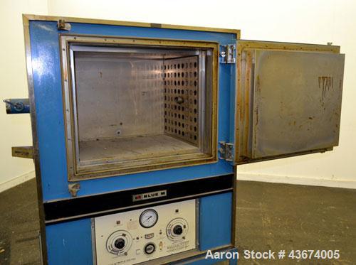 Used Stainless Steel Blue M Mechanical Convection Oven, Model POM7-256C