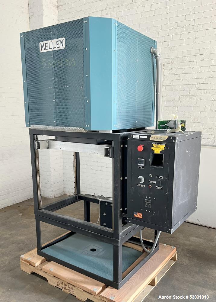 Used- Mellen Microtherm CD Crucible Furnace, Model CD16-12X12X12. Chamber approximately 12" x 12" x 12". Electrically heated...