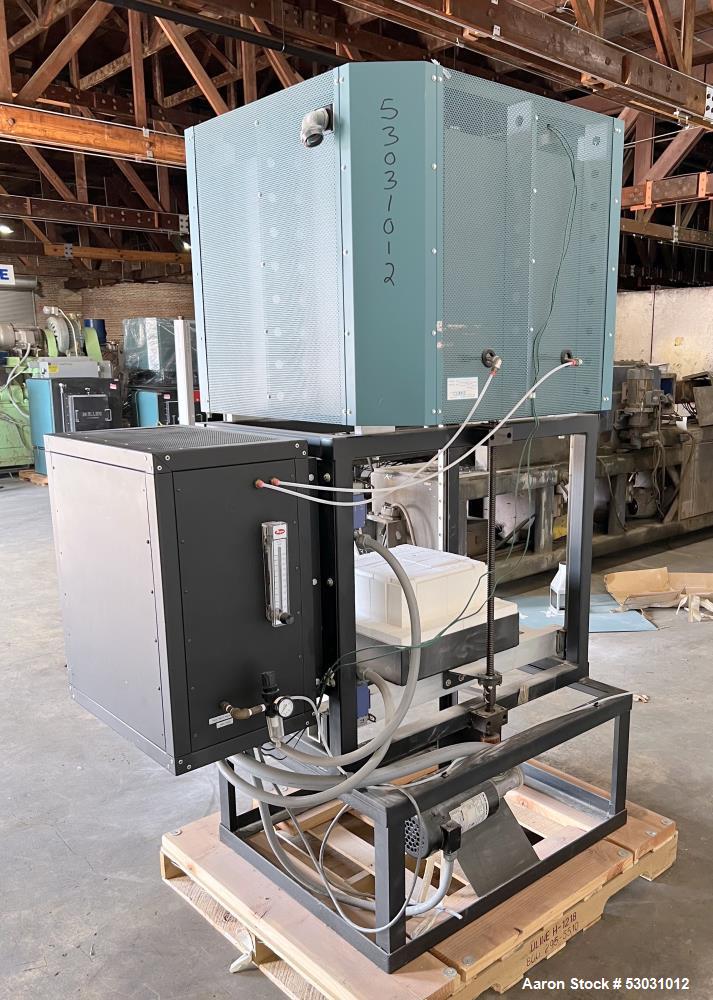 Used- Mellen CD Crucible Furnace, Model CD16-12X12X12. Chamber approximately 12" x 12" x 12". Electrically heated. Motorized...