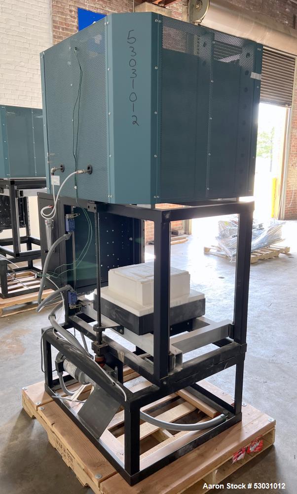 Used- Mellen CD Crucible Furnace, Model CD16-12X12X12. Chamber approximately 12" x 12" x 12". Electrically heated. Motorized...