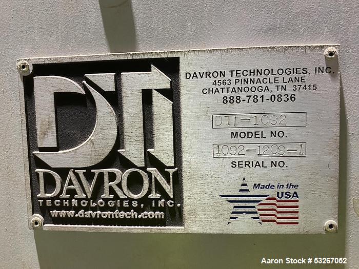 avron Technologies Model DTI-1092 Batch Drying Oven.