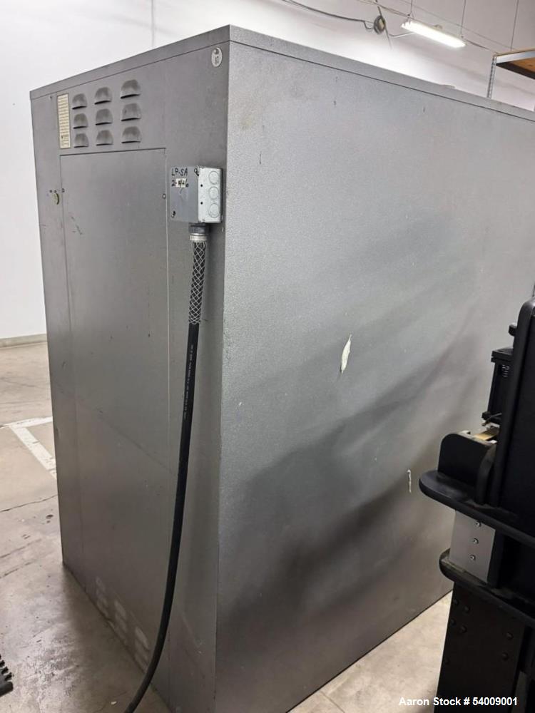 Used Despatch Industries Electric Oven, model V-34 STD, 6-Shelves.  . Rated for 500°F max, with a 12-kW electric heater drawing 28.9 amps. Operates on 240V, 3-phase, 60 Hz power with 120V control vol...
