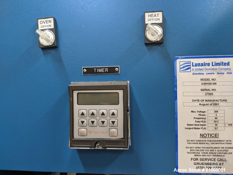 Used Gruenberg Industrial Oven; Model C40H28.0M