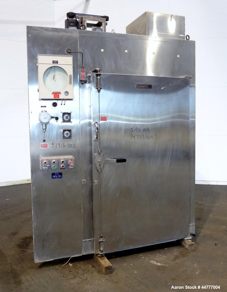 Used Stainless Steel Gruenberg Steam Heated Truck-In Oven, Model T08HXS68.ISSID