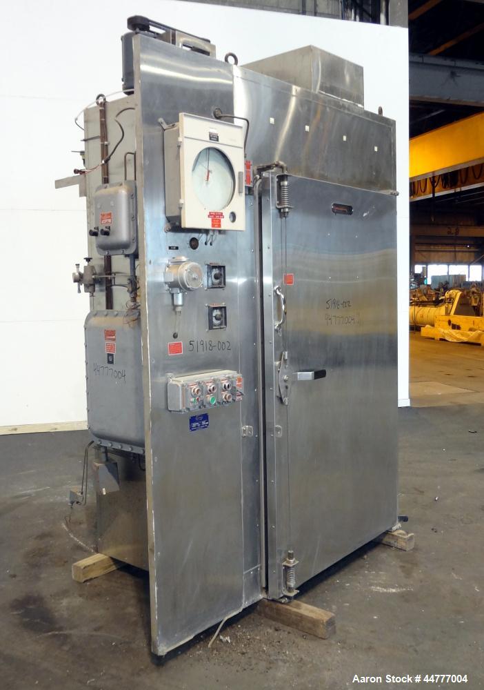 Used Stainless Steel Gruenberg Steam Heated Truck-In Oven, Model T08HXS68.ISSID