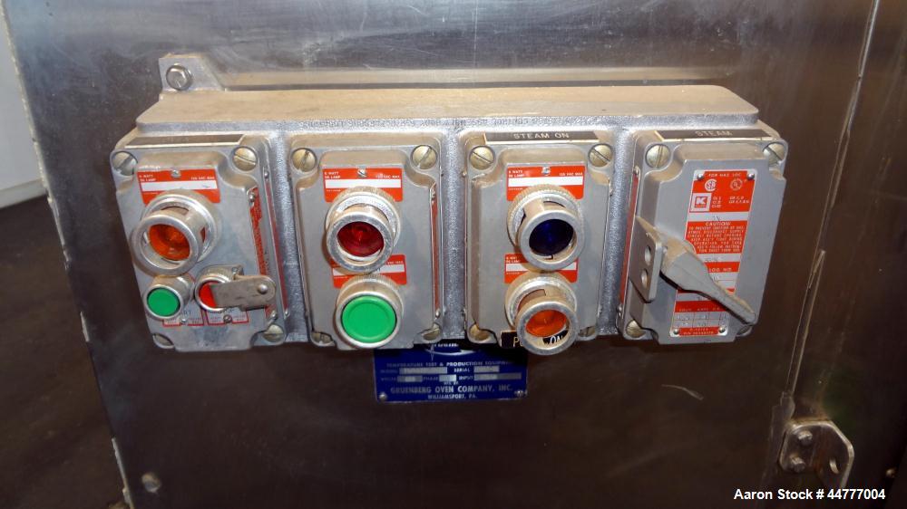 Used Stainless Steel Gruenberg Steam Heated Truck-In Oven, Model T08HXS68.ISSID