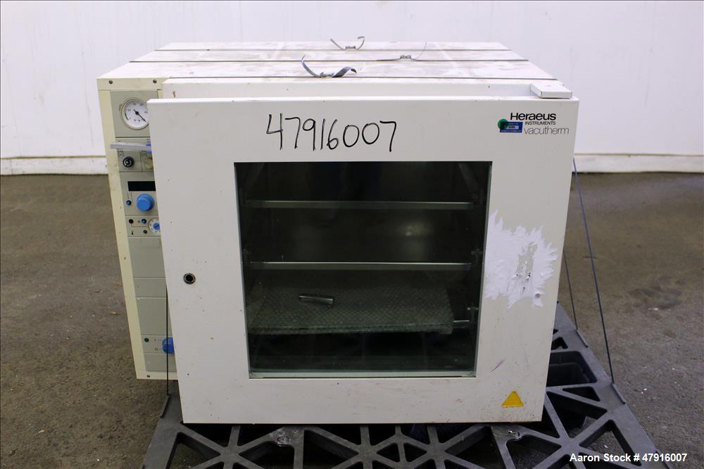 Used Heraeus Instruments Vacutherm Shelf Heating Oven, Model VT 6130 P, 128 Lit