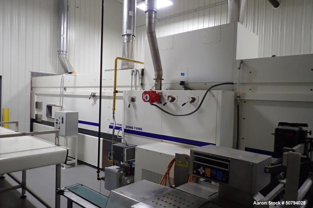 Used Dong Yang Food Machinery 3 Zone LPG Hybrid Oven