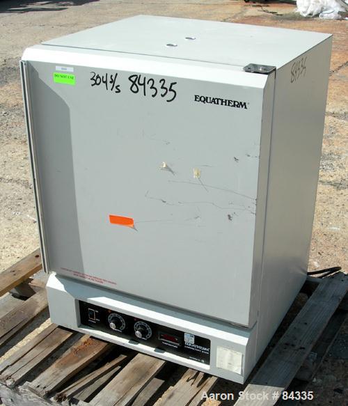 USED: Lab-Line Equatherm convection oven, model 299-749. 304 stainless steel chamber 18" wide x 19" high x 17" deep, 3.5 cubic feet interior volume. Includes 2 shelves. Temperature range 10-270 deg C...