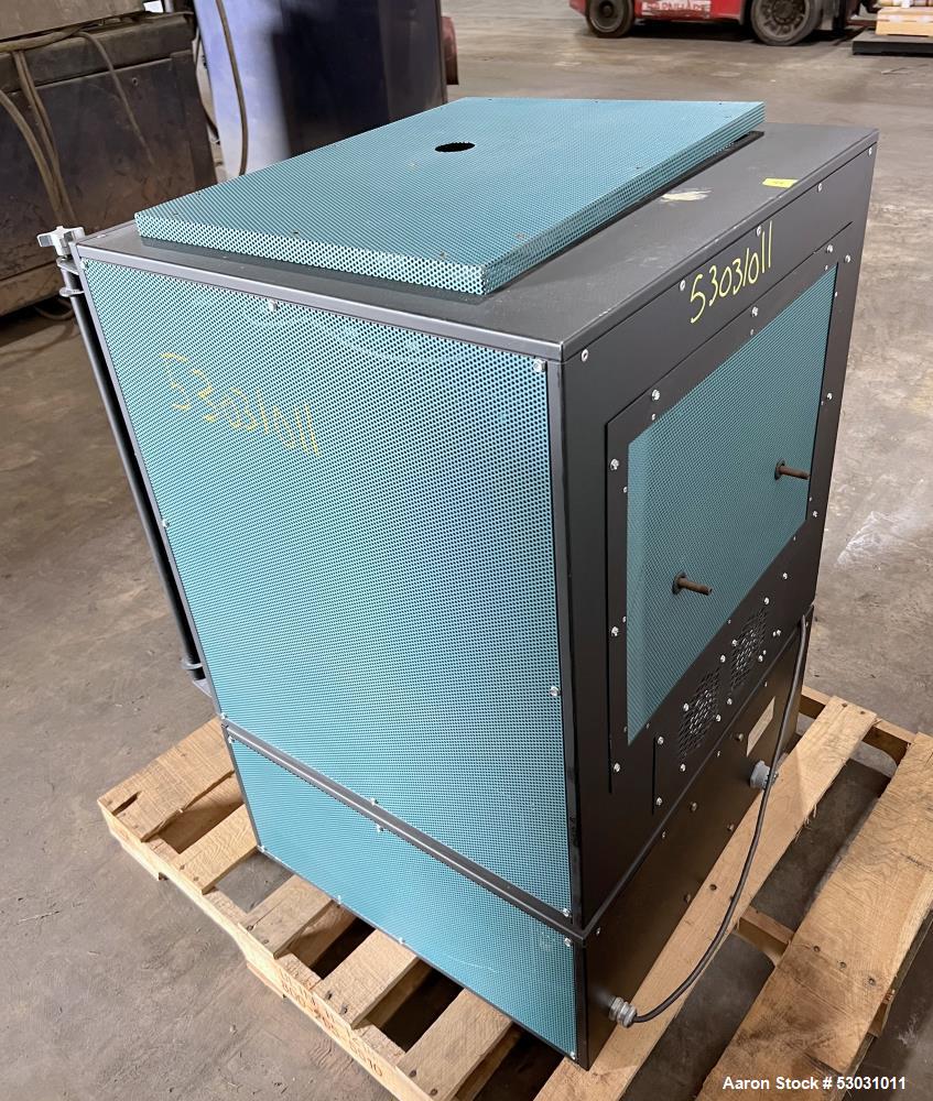 Used- Mellen Microtherm Furnace, Model MTB15.5-12X12X12. Chamber size approximately 12" x 12" x 12". Electrically heated. Te...