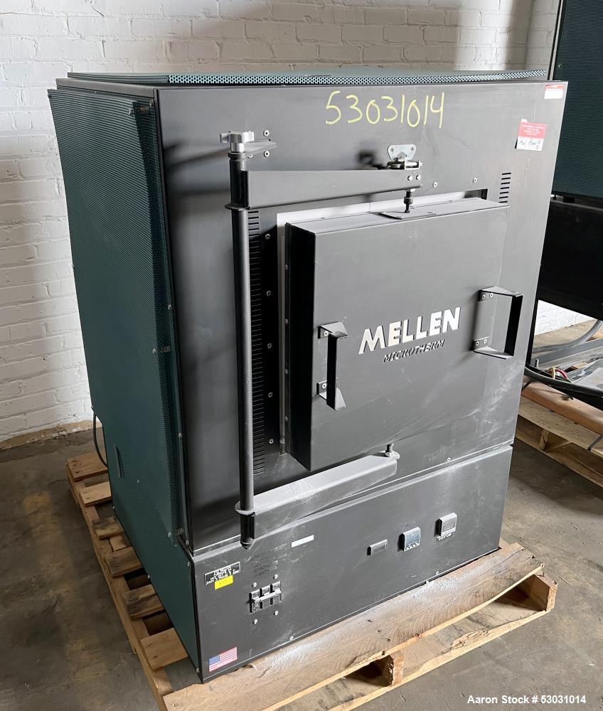 Used- Mellen Microtherm Furnace, Model MTB16-16X16X16. Chamber approximately 16" x 16" x 16". Electrically heated. Temperatu...