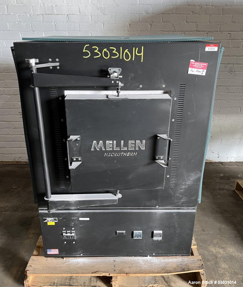 Used- Mellen Microtherm Furnace, Model MTB16-16X16X16. Chamber approximately 16" x 16" x 16". Electrically heated. Temperatu...