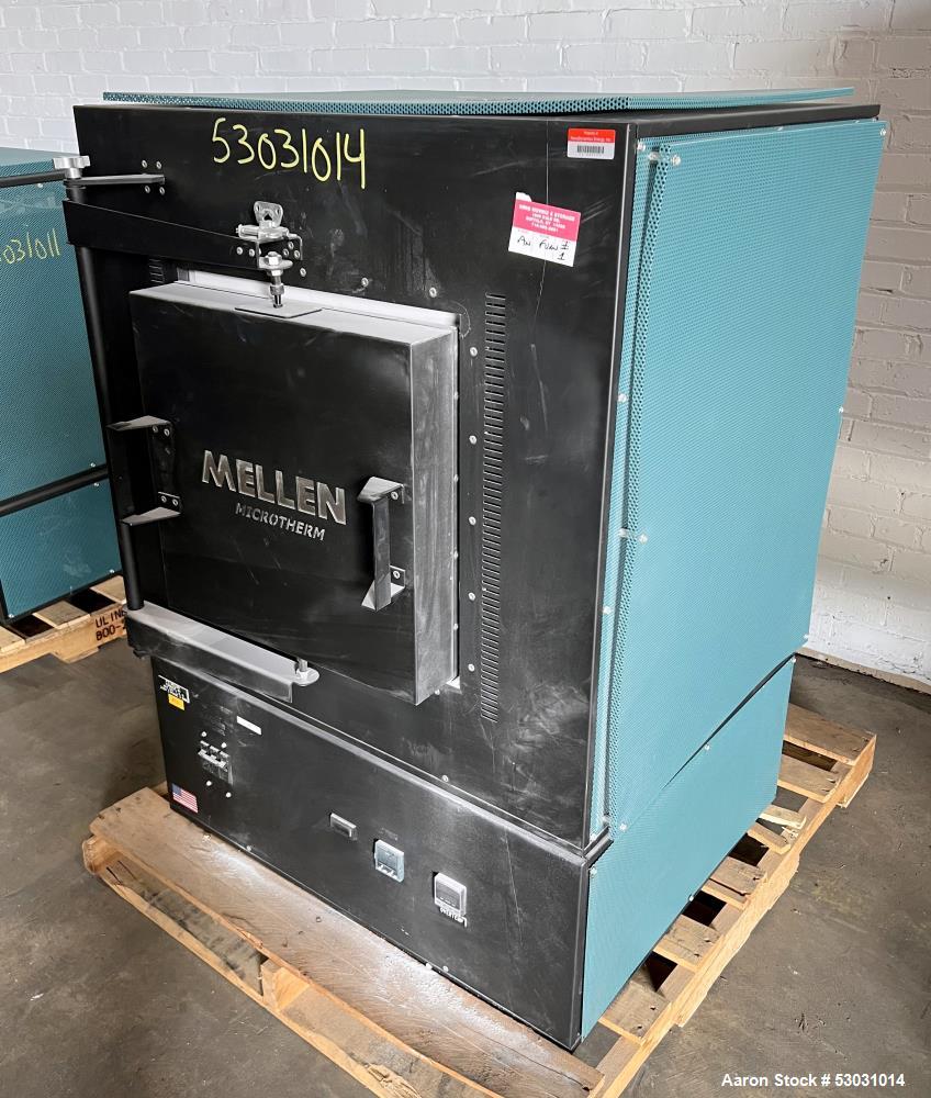 Used- Mellen Microtherm Furnace, Model MTB16-16X16X16. Chamber approximately 16" x 16" x 16". Electrically heated. Temperatu...