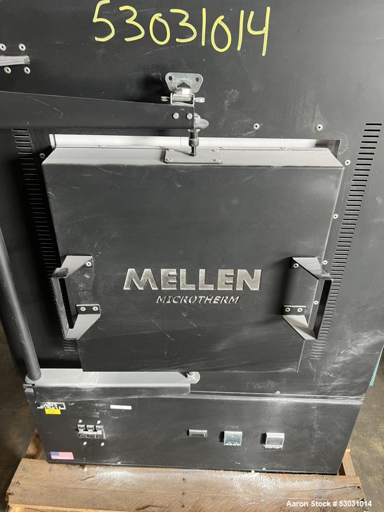 Used- Mellen Microtherm Furnace, Model MTB16-16X16X16. Chamber approximately 16" x 16" x 16". Electrically heated. Temperatu...