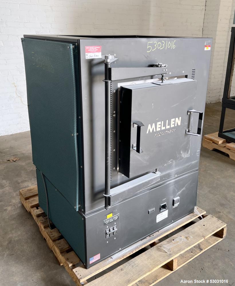 Used- Mellen Microtherm Furnace, Model MTB16-16X16X16. Chamber approximate 16" x 16" x 16". Electrically heated. Honeywell t...