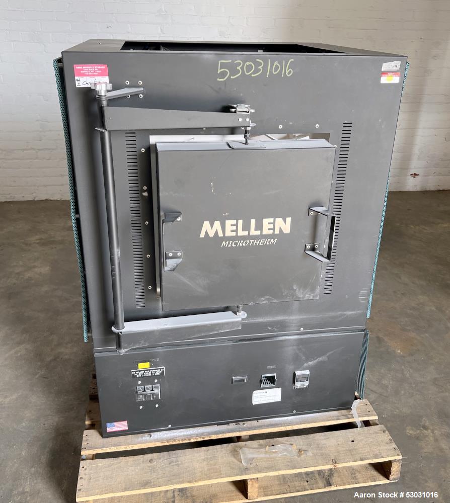 Used- Mellen Microtherm Furnace, Model MTB16-16X16X16. Chamber approximate 16" x 16" x 16". Electrically heated. Honeywell t...