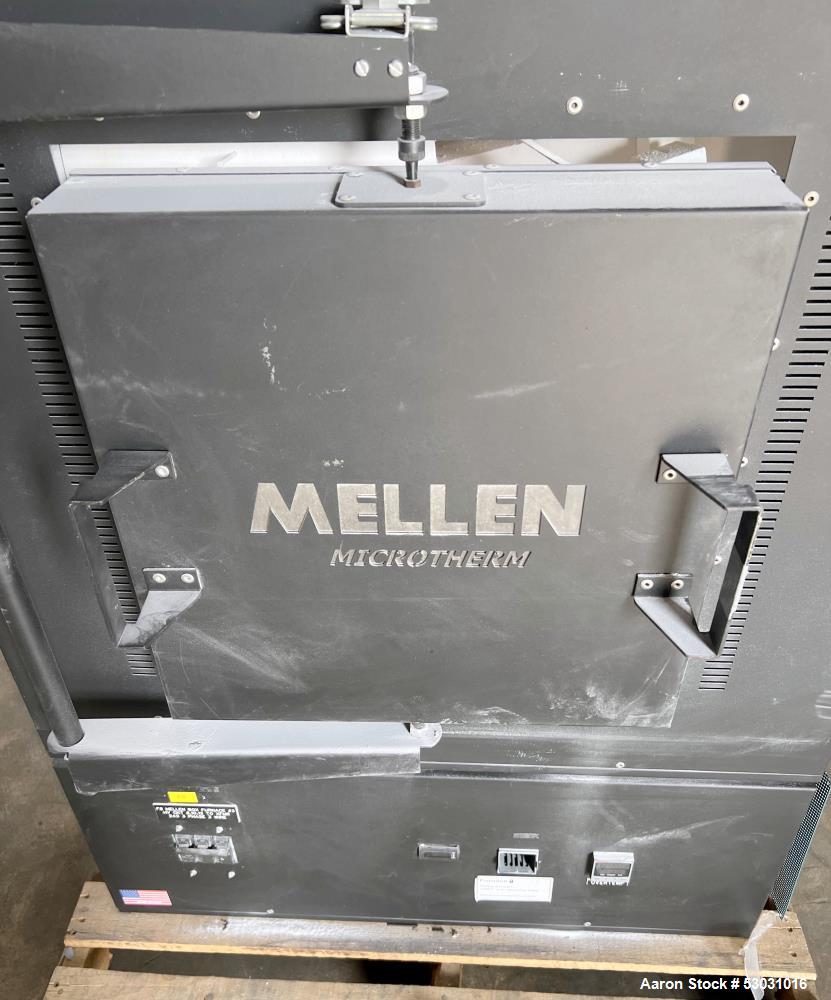 Usado- Horno Mellen Microtherm, modelo MTB16-16X16X16. Cámara aproximada 16' x 16' x 16'. Calentado eléctricamente. Controla...