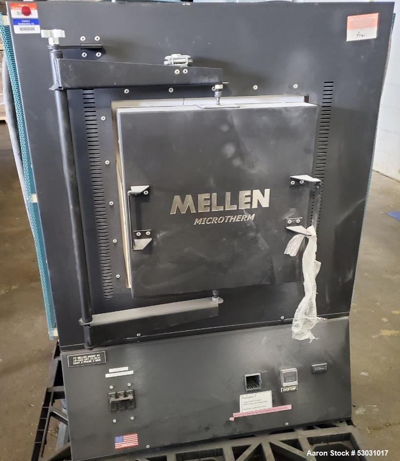 Used- Mellen Microtherm Furnace, Model MTB16-16X16X16. Chamber approximately 16" x 16" x 16". Electrically heated. Honeywell...
