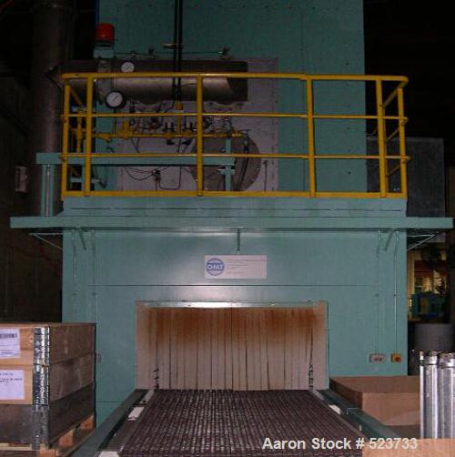 USED: Industrial media curing oven, manufactured in 2002 by OMTSurface Technologies, Germany. Total steam area 66 CBM; exhaustair/gas 60 cbm/min; electrical connection 31 kw; heat connection350 kw; g...