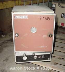 USED:Precision Scientific vacuum oven, model 29. Stainless steelchamber, 12" x 12" x 18" deep. Temp range 35 to 200 deg C. Chambervolume 1.5 cu ft. Vacuum range to 30" HG with adequate pump. Unitincl...