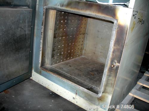 USED: Precision Scientific oven, model 625-A. 201 stainless steel chamber 19" x 19" x 19" deep. Temperature range approximately 15 to 325 deg C. Chamber volume 4 cubic feet. 3/60/120/240 volt, 3900 w...
